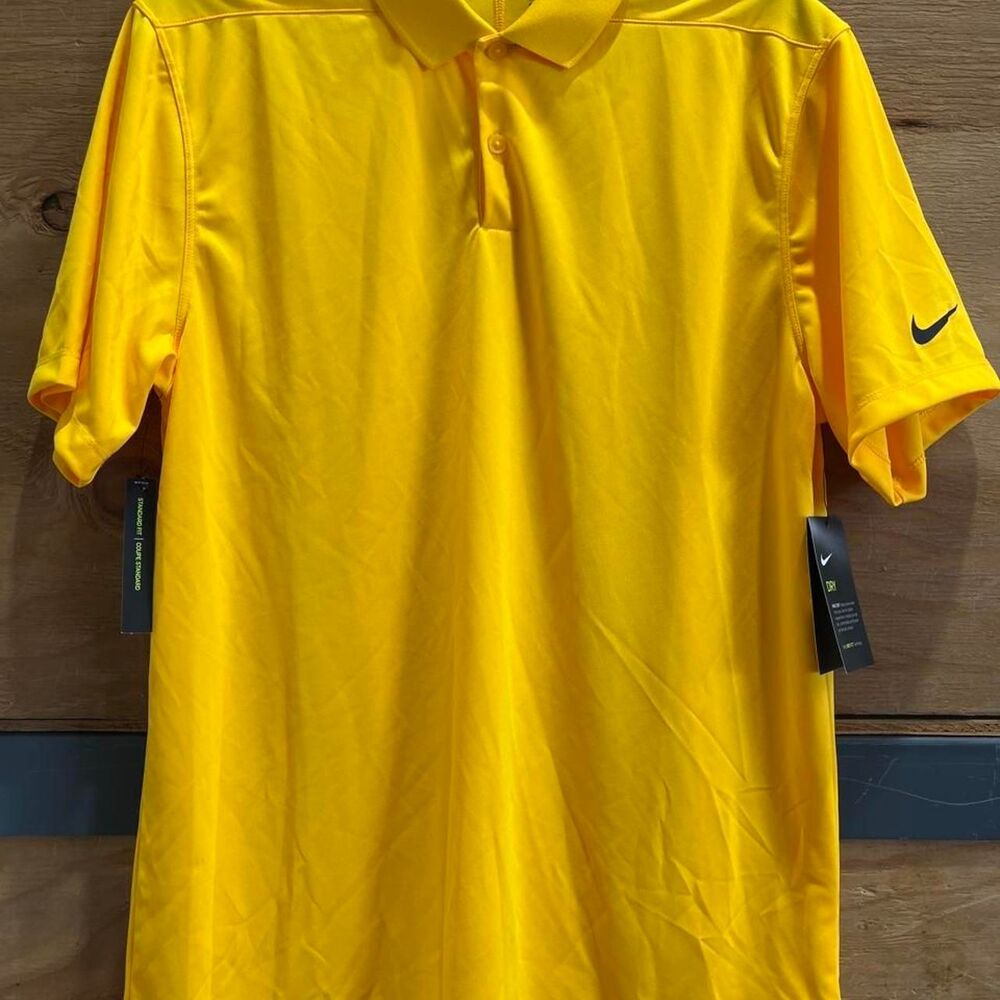 Nike Men's Yellow Polo-shirts